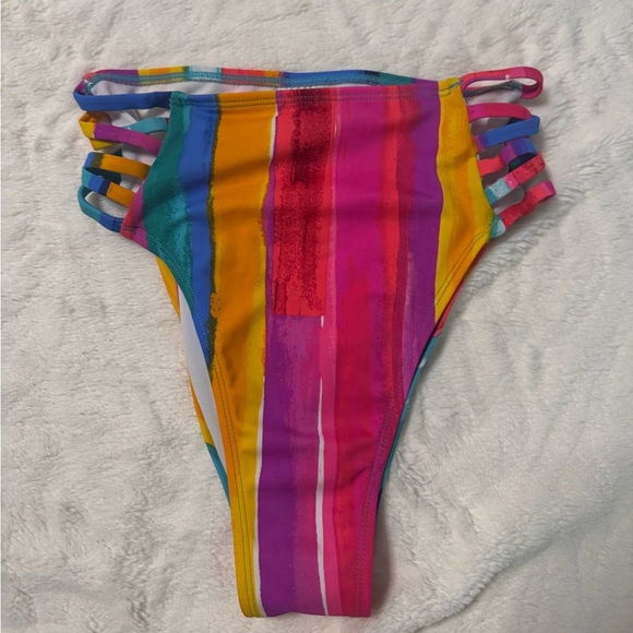 Bright Multicolor Bikini Bottom - Picture 1 of 3